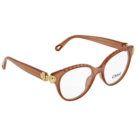 chloe pink glasses frames